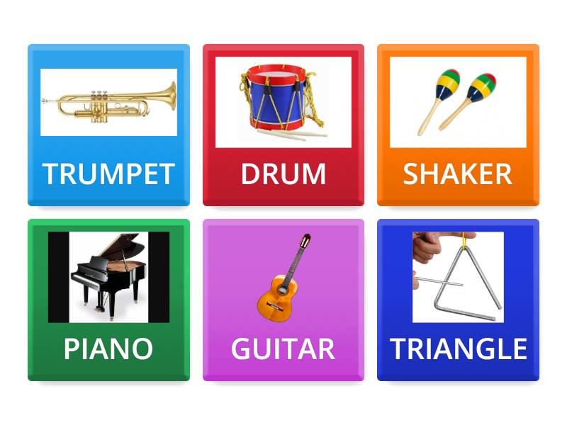 Musical Instruments - Flip tiles