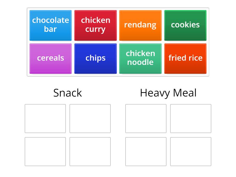 match them according to their group! - Group sort