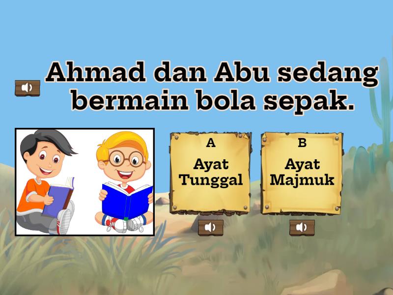 Ayat Tunggal Dan Ayat Majmuk Tahun 3- Pemulihan - Quiz