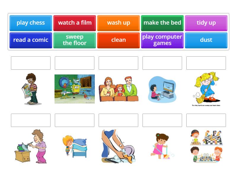 Academy Stars 3 Unit 2 Vocabulary - Match up