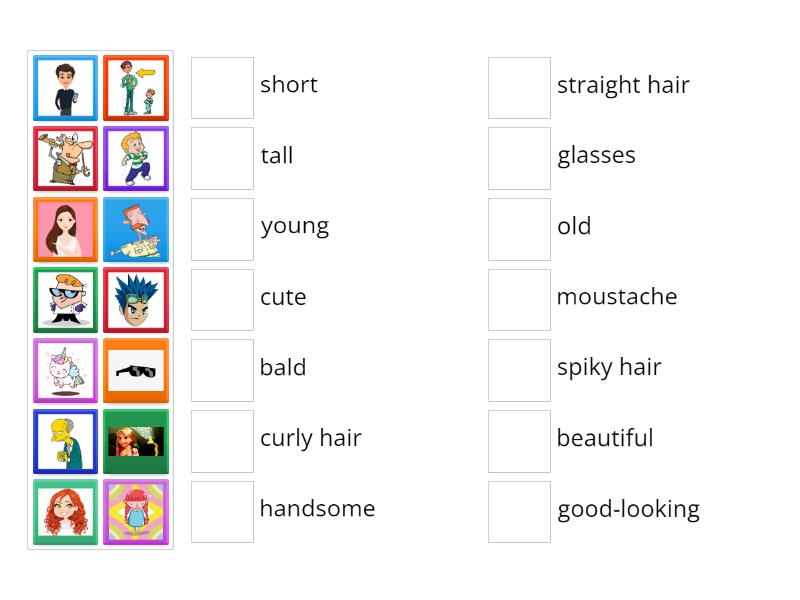 Physical Appearance - Match up