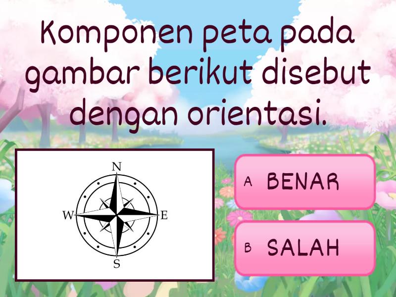 KUIS MEMBACA PETA_KELAS IV - Quiz