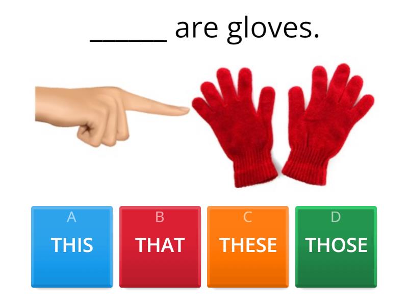 THIS / THAT / THESE / THOSE - Questionário