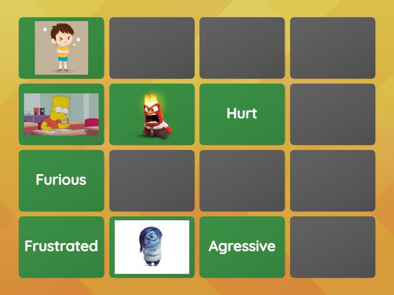 Feelings game - Matching pairs