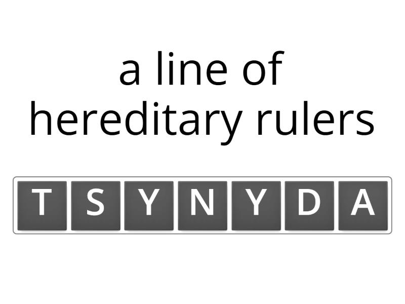 Ancient Chinese Civilization - Anagram