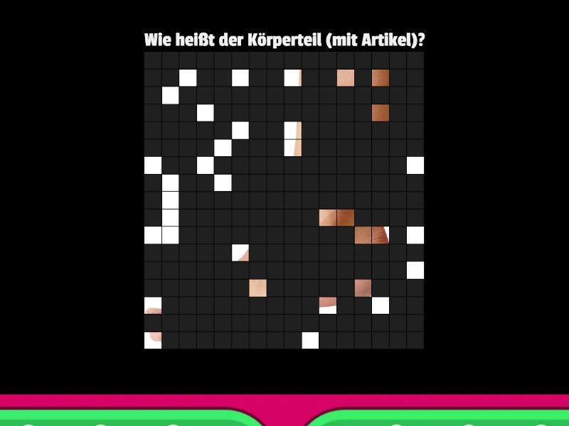 Körperteile - Image quiz