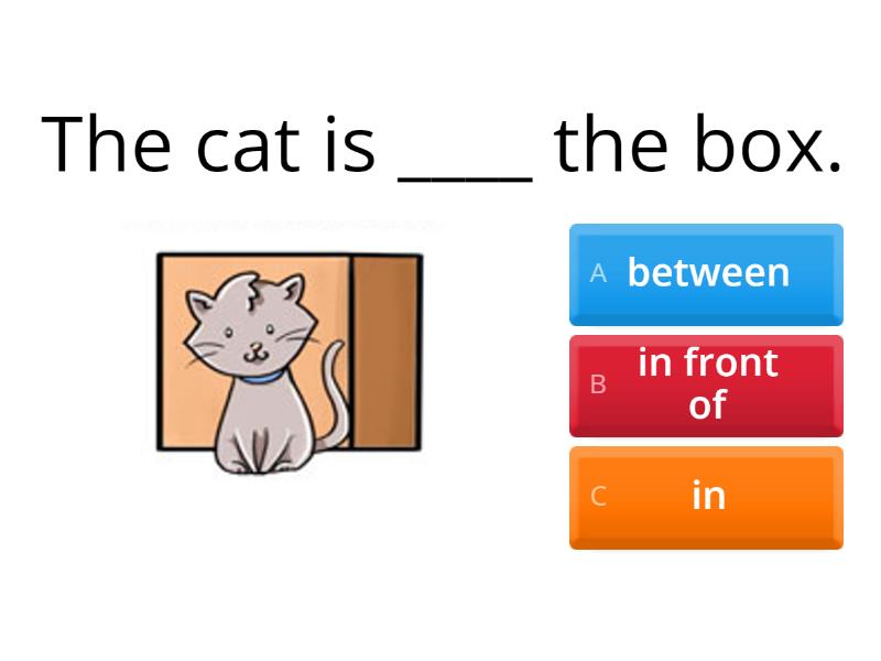 Prepositions Of Place Quiz