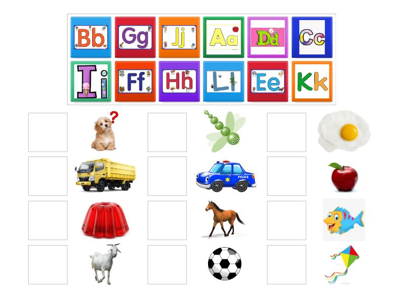 Alphabet Fly High 1 - Match up