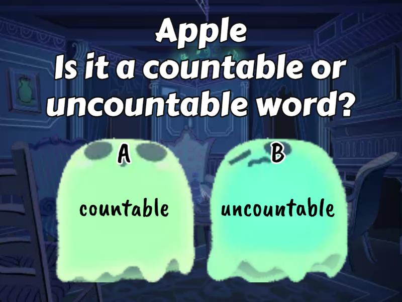 Countable/uncountable Cuestionario