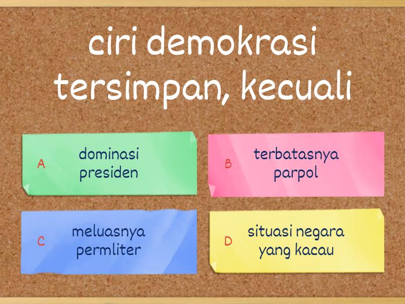 BAB 2. Sistem Dan Dinamika Demokrasi Pancasila ( Arifa 06 ) - Quiz