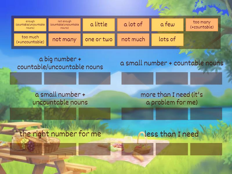 7C grammar revision - Group sort