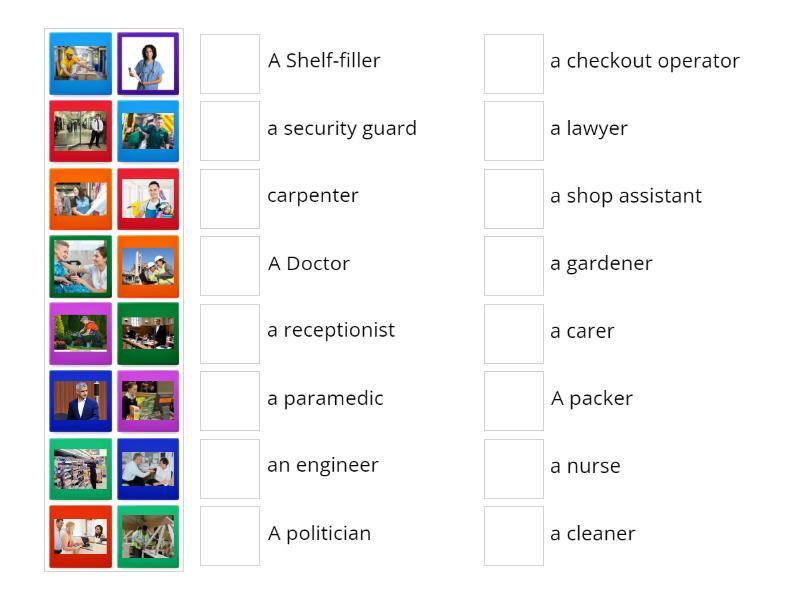 Job roles - Match up
