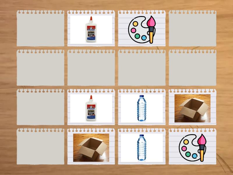 MATERIALS- TRANSITION - Matching pairs