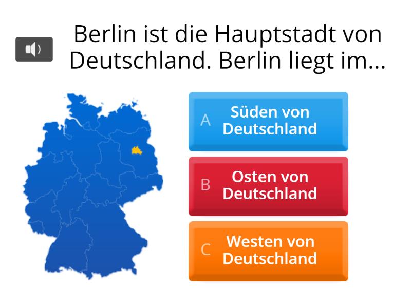 A1 LX12 Himmelsrichtungen - Quiz