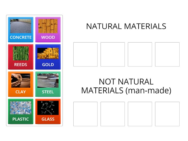 materials - Group sort
