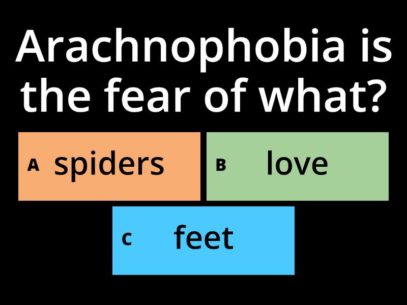 Phobias more - Quiz