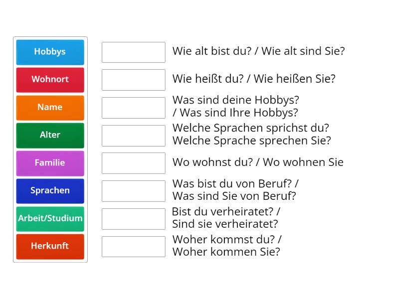 Steckbrief - Match up