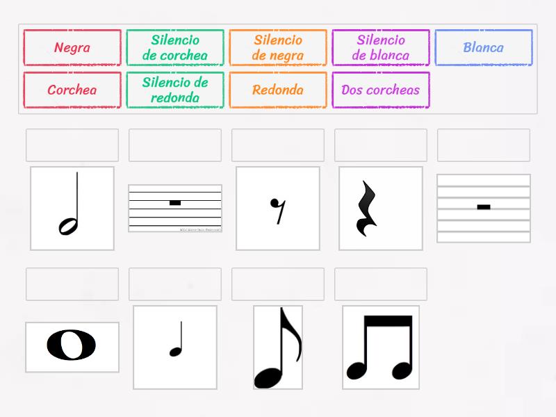 Figuras Musicales Nivel 1 - Une Las Parejas