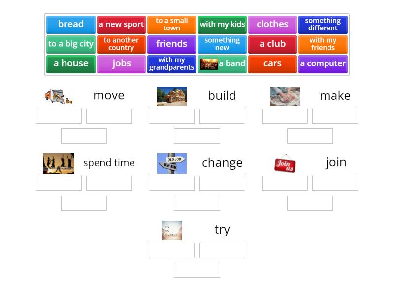 Roadmap A1 10 Collocations Group Sort