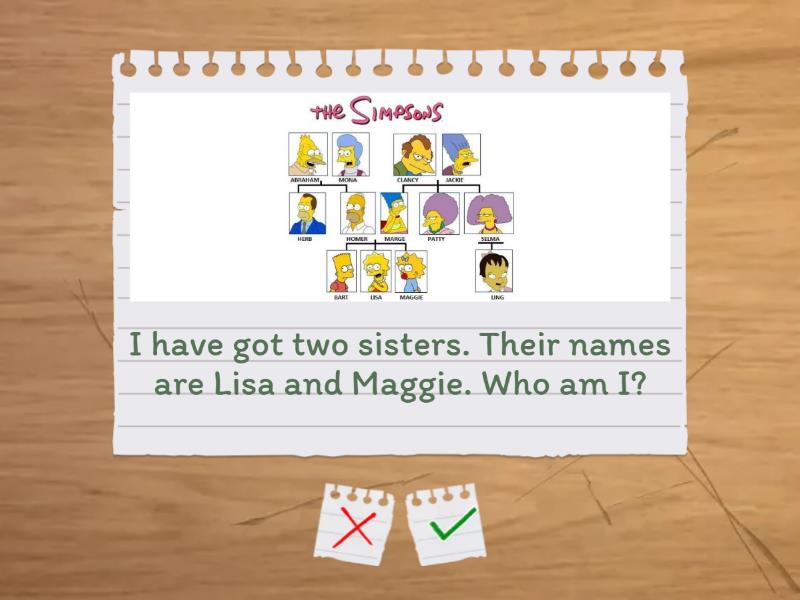 The Simpsons riddles - Flash cards