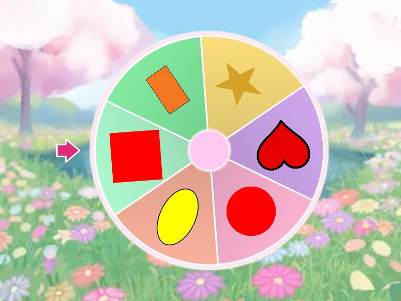 Shapes Wheel Game - Spin the wheel