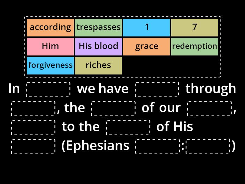 ephesians 1 7 12 esv