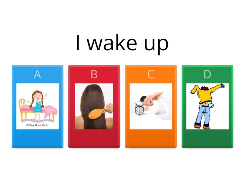 GMF1- Unit 9- L4 In the morning - daily routines - Quiz