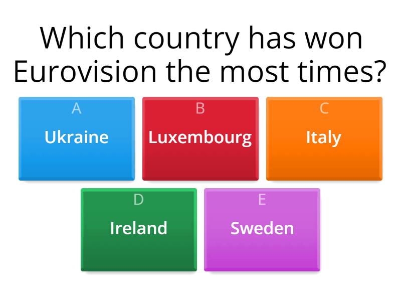 Eurovision quiz
