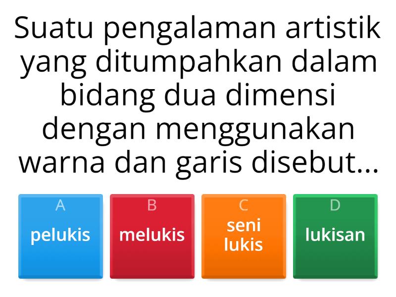 SENI BUDAYA KELAS 9 - Quiz