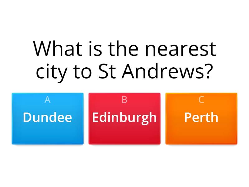 St andrews quiz cuestionario