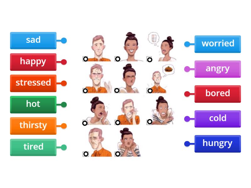 EF elementary 2C: feelings - Labelled diagram