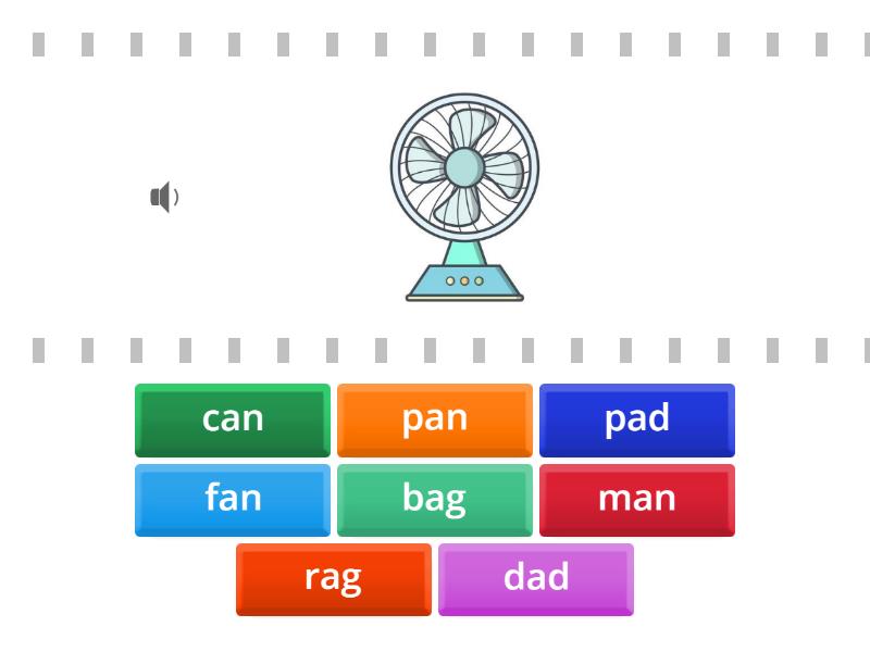 oxford phonics 2 cvc a - Find the match