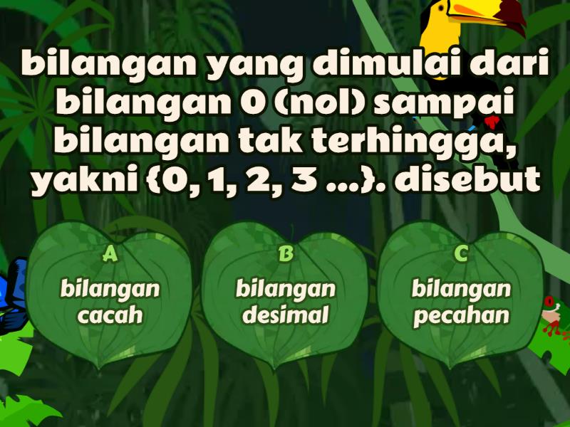 Mengenal Bilangan Cacah - Quiz