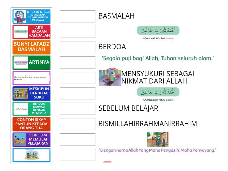 Aku Suka Membaca Basmallah Dan Hamdalah Match Up