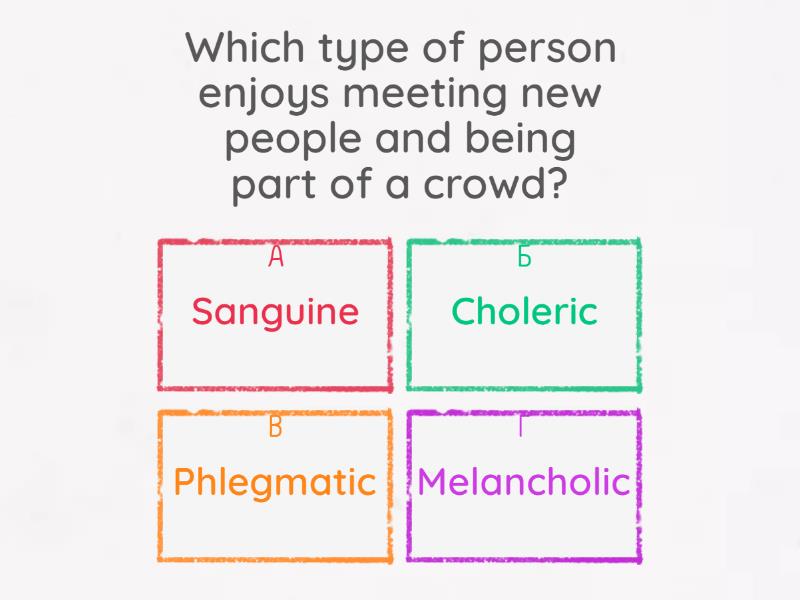 5 temperaments quiz