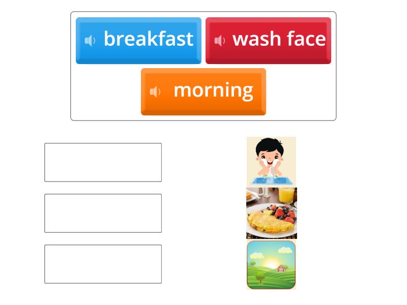Good Morning - Match up