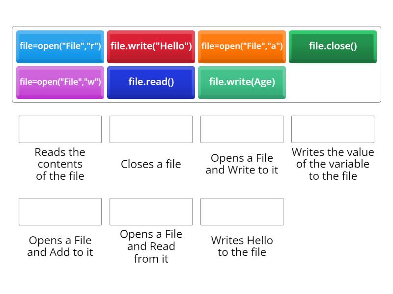File Handling Python - Match up