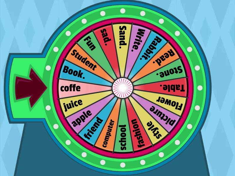 Spelling word first grup - Random wheel