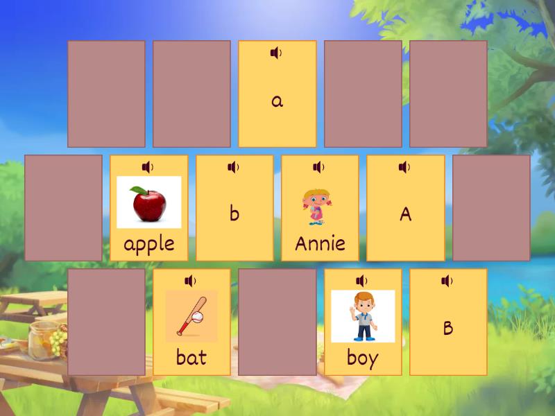ABCD with words - Matching pairs