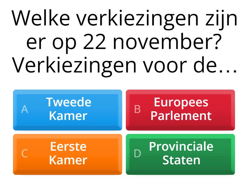 Tweede Kamer Verkiezingen 2023 - Quiz