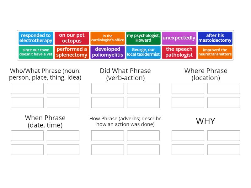 10.9 Phrase Sort - Ordenar por grupo