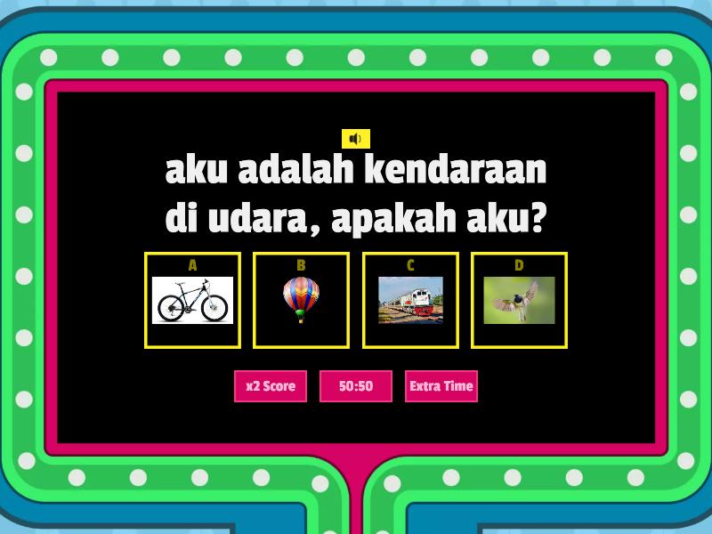mengenal macam macam kendaraan tidak bermesin di udara - Gameshow quiz