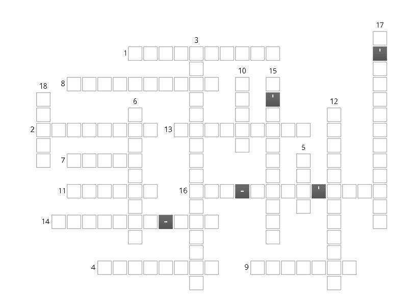 Le francais pourles vacances crossword