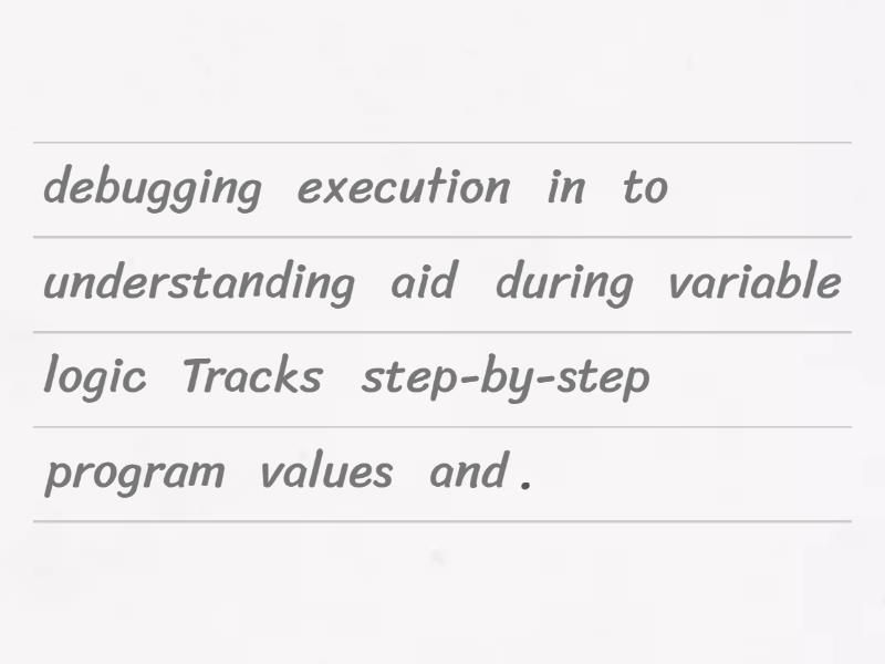 How To Make A Trace Table
