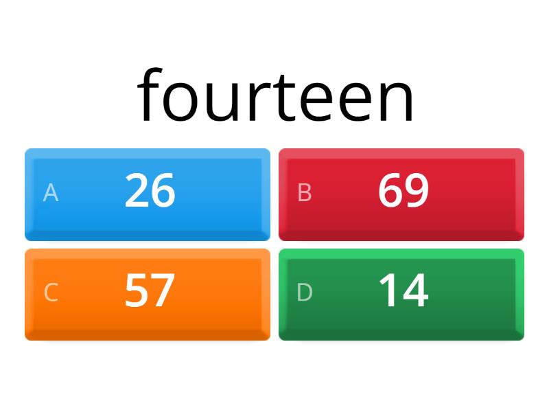 numbers - - Quiz