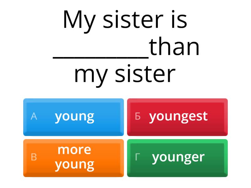 DEGREES OF COMPARISON QUIZ visual data 4