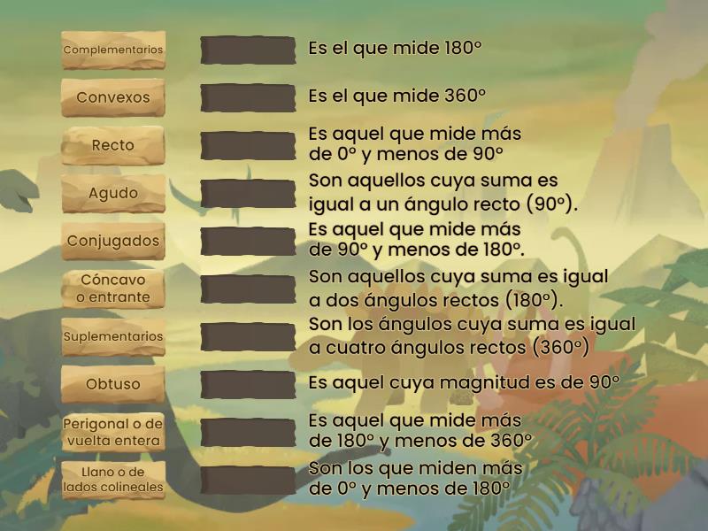 CLASIFICACION DE ANGULOS DE ACUERDO A SU MEDIDA - Match up