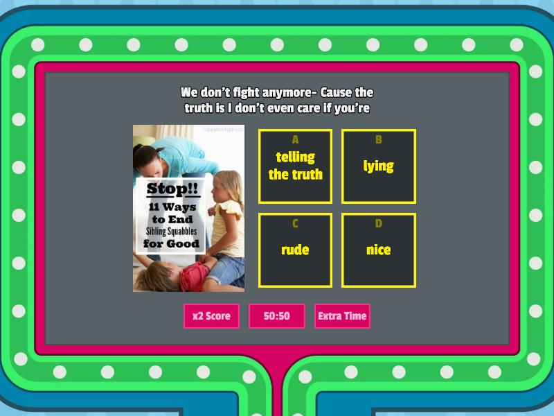 Finish The Lyrics Country Music Gameshow quiz