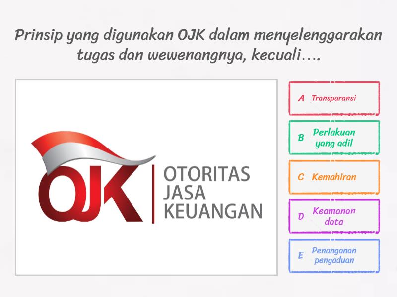 KUIS OTORITAS JASA KEUANGAN (OJK) - Quiz