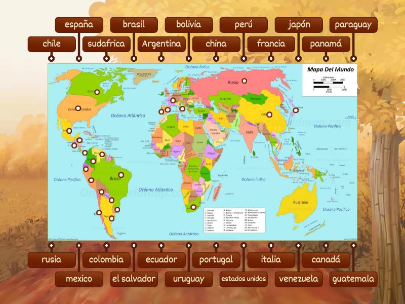 paises - Diagrama con etiquetas